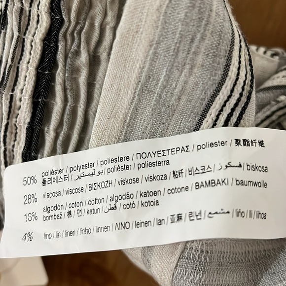 Pull  & Bear Linen Blend Crop Top - Picture 12 of 15